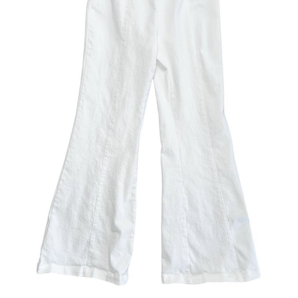 Flying Tomato Denim Jumpsuit Cutout White Small - Picture 4 of 9